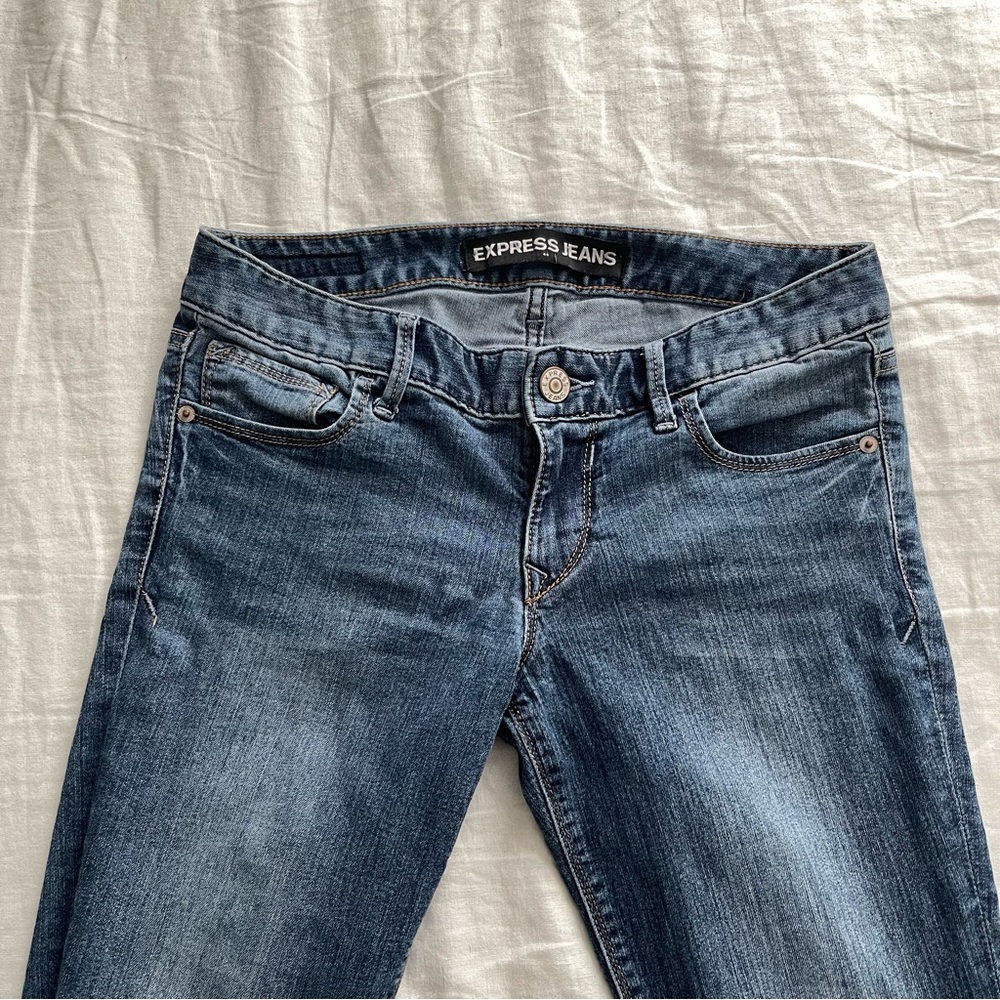 Express Jeans Stella Low Rise Leggings Size 6 Long - Picture 4 of 5